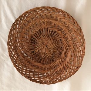 Boho woven tray / basket